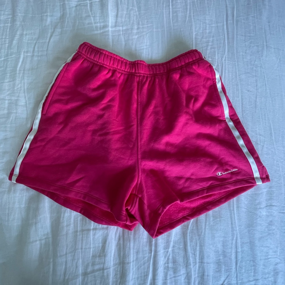 Classic Fleece Shorts, Script Logo, 3.5"